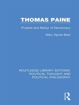 cover image of Thomas Paine